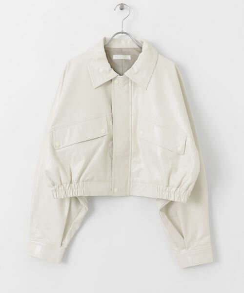 SENSE OF PLACE by URBAN RESEARCH / センスオブプレイス バイ アーバンリサーチ ブルゾン | クロップドレザーライクブルゾン | 詳細29