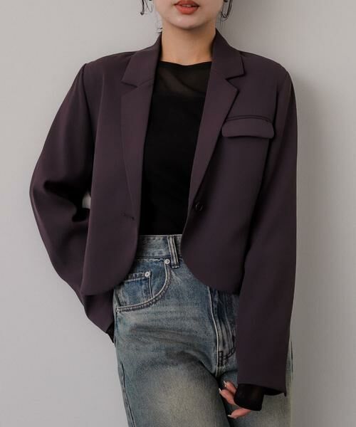 SENSE OF PLACE by URBAN RESEARCH / センスオブプレイス バイ アーバンリサーチ その他アウター | クロップドテーラードジャケット | 詳細12