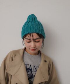 SENSE OF PLACE by URBAN RESEARCH / センスオブプレイス バイ アーバンリサーチ ニットキャップ | スパンコールニットキャップ