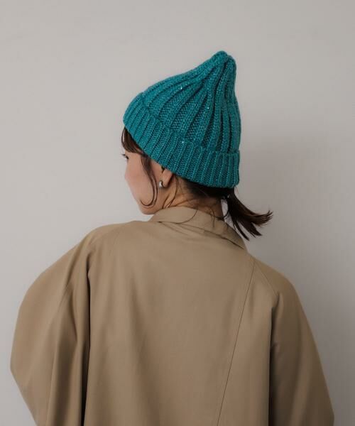 SENSE OF PLACE by URBAN RESEARCH / センスオブプレイス バイ アーバンリサーチ ニットキャップ | スパンコールニットキャップ | 詳細4
