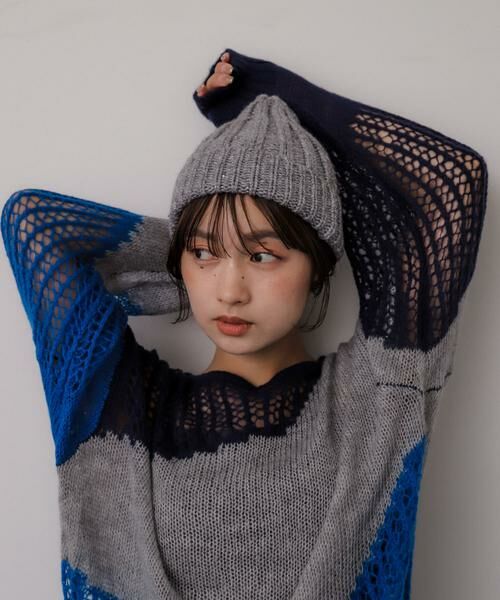 SENSE OF PLACE by URBAN RESEARCH / センスオブプレイス バイ アーバンリサーチ ニットキャップ | スパンコールニットキャップ | 詳細10