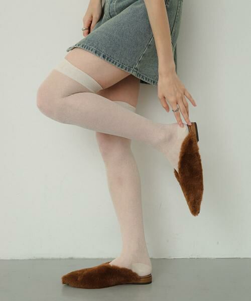 SENSE OF PLACE by URBAN RESEARCH / センスオブプレイス バイ アーバンリサーチ ソックス | ニーハイソックス（アイボリー）