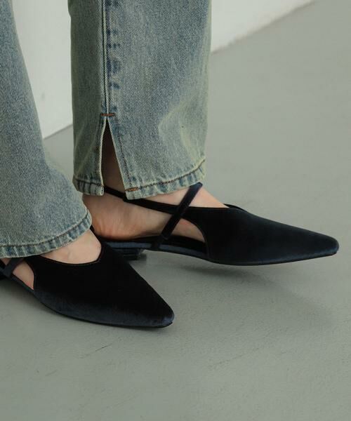 SENSE OF PLACE by URBAN RESEARCH / センスオブプレイス バイ アーバンリサーチ パンプス | ベロアポインテッドシューズ | 詳細1