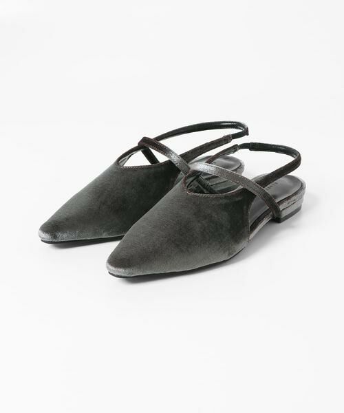 SENSE OF PLACE by URBAN RESEARCH / センスオブプレイス バイ アーバンリサーチ パンプス | ベロアポインテッドシューズ | 詳細30