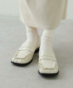 SENSE OF PLACE by URBAN RESEARCH / センスオブプレイス バイ アーバンリサーチ フラットシューズ | ギャザースクエアローファー