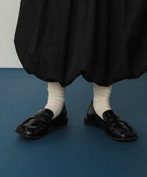 SENSE OF PLACE by URBAN RESEARCH / センスオブプレイス バイ アーバンリサーチ フラットシューズ | ギャザースクエアローファー | 詳細17