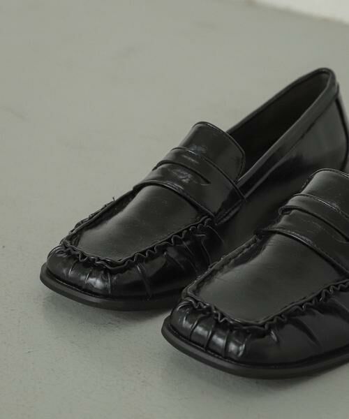 SENSE OF PLACE by URBAN RESEARCH / センスオブプレイス バイ アーバンリサーチ フラットシューズ | ギャザースクエアローファー | 詳細26