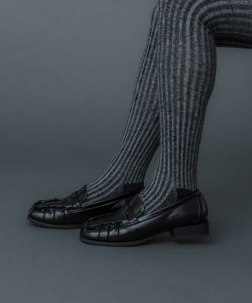 SENSE OF PLACE by URBAN RESEARCH / センスオブプレイス バイ アーバンリサーチ フラットシューズ | ギャザースクエアローファー | 詳細23