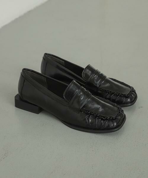 SENSE OF PLACE by URBAN RESEARCH / センスオブプレイス バイ アーバンリサーチ フラットシューズ | ギャザースクエアローファー | 詳細24