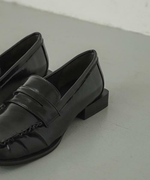 SENSE OF PLACE by URBAN RESEARCH / センスオブプレイス バイ アーバンリサーチ フラットシューズ | ギャザースクエアローファー | 詳細25