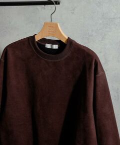 SENSE OF PLACE by URBAN RESEARCH / センスオブプレイス バイ アーバンリサーチ スウェット | フェイクスエードクルーネックスウェット