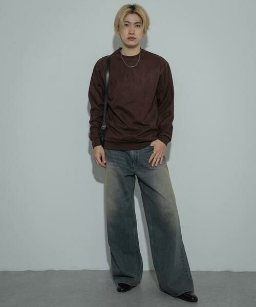 SENSE OF PLACE by URBAN RESEARCH / センスオブプレイス バイ アーバンリサーチ スウェット | フェイクスエードクルーネックスウェット | 詳細6