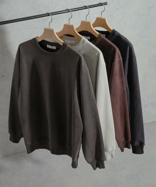SENSE OF PLACE by URBAN RESEARCH / センスオブプレイス バイ アーバンリサーチ スウェット | フェイクスエードクルーネックスウェット | 詳細9