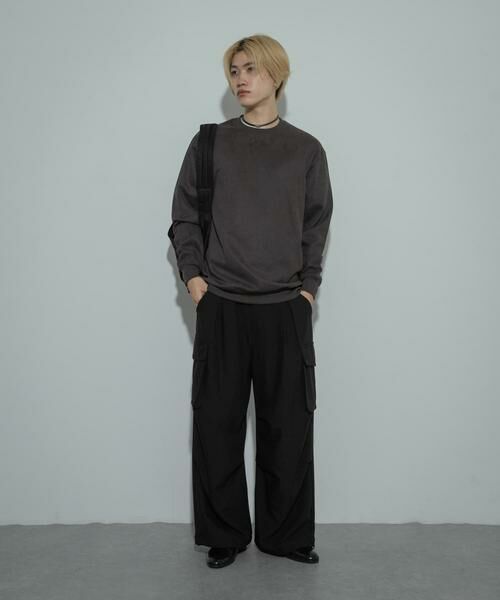 SENSE OF PLACE by URBAN RESEARCH / センスオブプレイス バイ アーバンリサーチ スウェット | フェイクスエードクルーネックスウェット | 詳細15