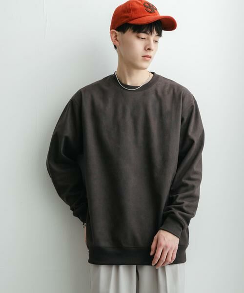 SENSE OF PLACE by URBAN RESEARCH / センスオブプレイス バイ アーバンリサーチ スウェット | フェイクスエードクルーネックスウェット | 詳細24
