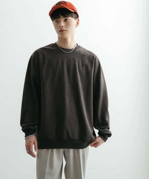 SENSE OF PLACE by URBAN RESEARCH / センスオブプレイス バイ アーバンリサーチ スウェット | フェイクスエードクルーネックスウェット | 詳細25
