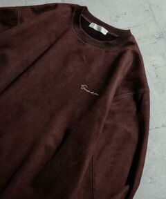 SENSE OF PLACE by URBAN RESEARCH / センスオブプレイス バイ アーバンリサーチ スウェット | シシュウフェイクスエードC/Nスウェット