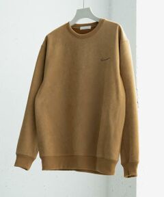 SENSE OF PLACE by URBAN RESEARCH / センスオブプレイス バイ アーバンリサーチ スウェット | シシュウフェイクスエードC/Nスウェット