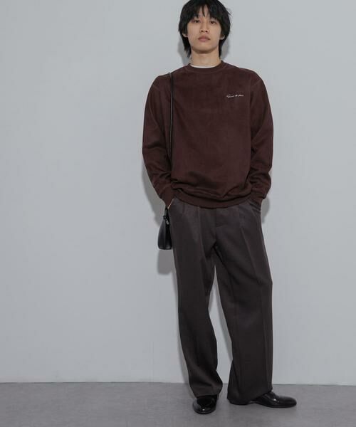 SENSE OF PLACE by URBAN RESEARCH / センスオブプレイス バイ アーバンリサーチ スウェット | シシュウフェイクスエードC/Nスウェット | 詳細11