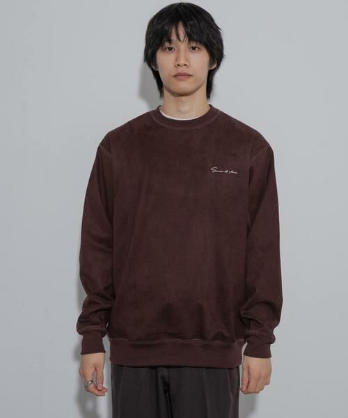 SENSE OF PLACE by URBAN RESEARCH / センスオブプレイス バイ アーバンリサーチ スウェット | シシュウフェイクスエードC/Nスウェット | 詳細21