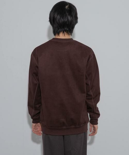 SENSE OF PLACE by URBAN RESEARCH / センスオブプレイス バイ アーバンリサーチ スウェット | シシュウフェイクスエードC/Nスウェット | 詳細23