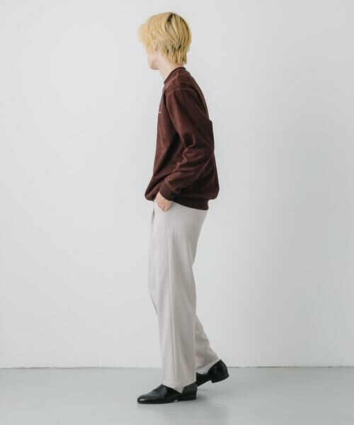 SENSE OF PLACE by URBAN RESEARCH / センスオブプレイス バイ アーバンリサーチ スウェット | シシュウフェイクスエードC/Nスウェット | 詳細6