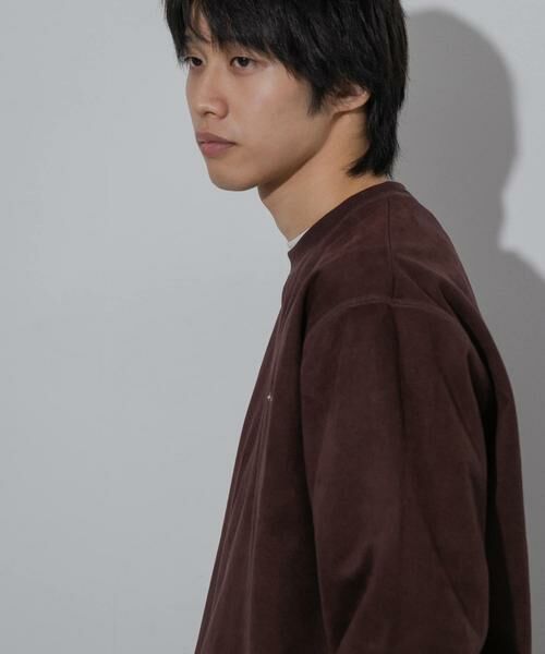 SENSE OF PLACE by URBAN RESEARCH / センスオブプレイス バイ アーバンリサーチ スウェット | シシュウフェイクスエードC/Nスウェット | 詳細7