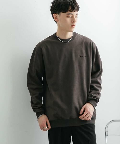 SENSE OF PLACE by URBAN RESEARCH / センスオブプレイス バイ アーバンリサーチ スウェット | シシュウフェイクスエードC/Nスウェット | 詳細28