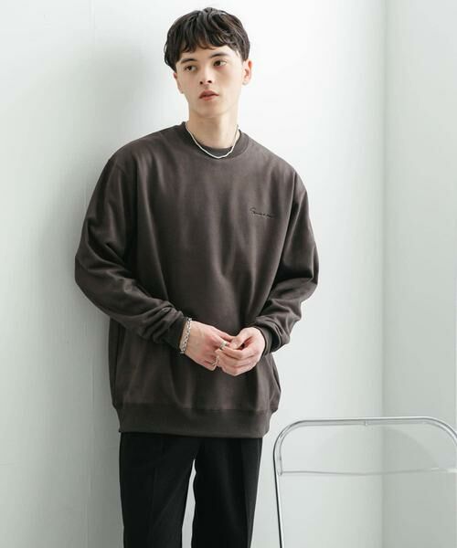 SENSE OF PLACE by URBAN RESEARCH / センスオブプレイス バイ アーバンリサーチ スウェット | シシュウフェイクスエードC/Nスウェット | 詳細29