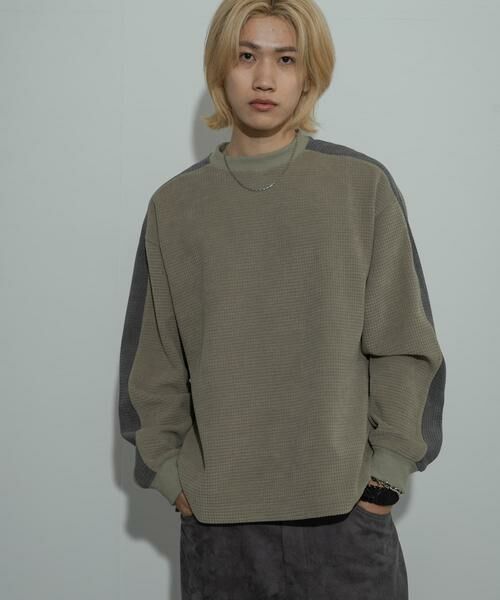 SENSE OF PLACE by URBAN RESEARCH / センスオブプレイス バイ アーバンリサーチ Tシャツ | ヘビーサーマルサイドラインカットソー | 詳細1