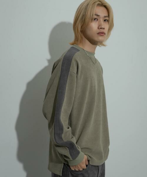 SENSE OF PLACE by URBAN RESEARCH / センスオブプレイス バイ アーバンリサーチ Tシャツ | ヘビーサーマルサイドラインカットソー | 詳細2