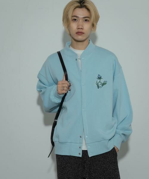 SENSE OF PLACE by URBAN RESEARCH / センスオブプレイス バイ アーバンリサーチ ブルゾン | シシュウスウェットブルゾン | 詳細1