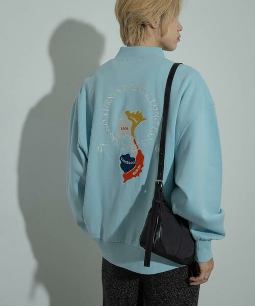 SENSE OF PLACE by URBAN RESEARCH / センスオブプレイス バイ アーバンリサーチ ブルゾン | シシュウスウェットブルゾン | 詳細3