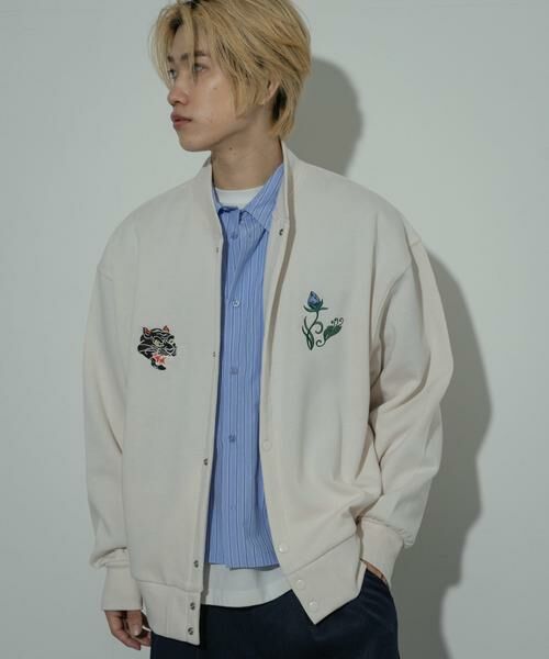 SENSE OF PLACE by URBAN RESEARCH / センスオブプレイス バイ アーバンリサーチ ブルゾン | シシュウスウェットブルゾン | 詳細13