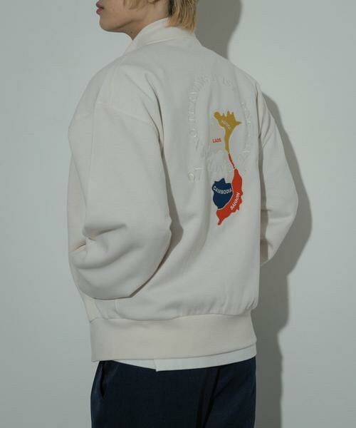 SENSE OF PLACE by URBAN RESEARCH / センスオブプレイス バイ アーバンリサーチ ブルゾン | シシュウスウェットブルゾン | 詳細17