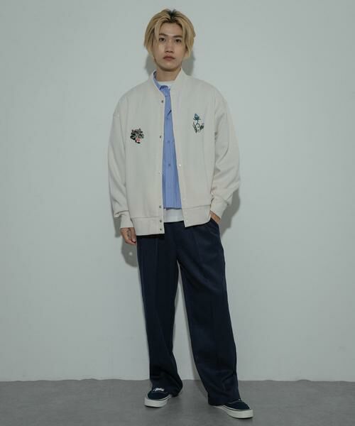 SENSE OF PLACE by URBAN RESEARCH / センスオブプレイス バイ アーバンリサーチ ブルゾン | シシュウスウェットブルゾン | 詳細18
