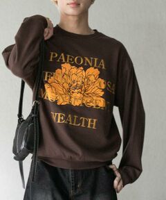 SENSE OF PLACE by URBAN RESEARCH / センスオブプレイス バイ アーバンリサーチ スウェット | ボタニカルグラフィッククルーネックスウェット