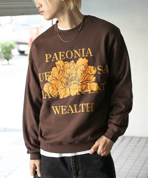 SENSE OF PLACE by URBAN RESEARCH / センスオブプレイス バイ アーバンリサーチ スウェット | ボタニカルグラフィッククルーネックスウェット | 詳細1