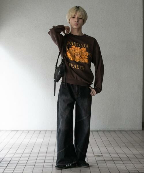 SENSE OF PLACE by URBAN RESEARCH / センスオブプレイス バイ アーバンリサーチ スウェット | ボタニカルグラフィッククルーネックスウェット | 詳細10