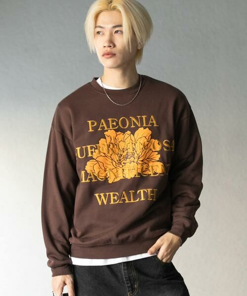 SENSE OF PLACE by URBAN RESEARCH / センスオブプレイス バイ アーバンリサーチ スウェット | ボタニカルグラフィッククルーネックスウェット | 詳細2