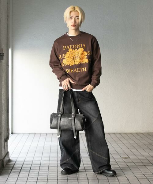 SENSE OF PLACE by URBAN RESEARCH / センスオブプレイス バイ アーバンリサーチ スウェット | ボタニカルグラフィッククルーネックスウェット | 詳細5