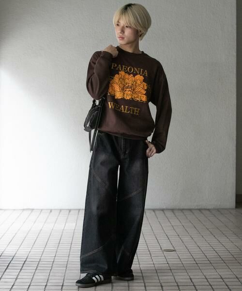 SENSE OF PLACE by URBAN RESEARCH / センスオブプレイス バイ アーバンリサーチ スウェット | ボタニカルグラフィッククルーネックスウェット | 詳細9