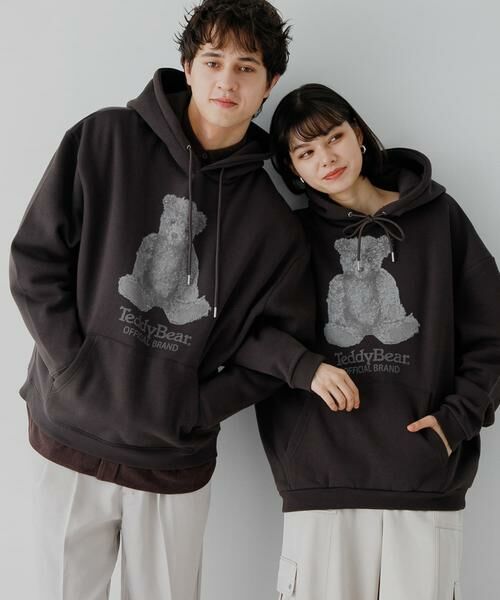 SENSE OF PLACE by URBAN RESEARCH / センスオブプレイス バイ アーバンリサーチ スウェット | (別注)テディベアC/Nパーカー | 詳細1