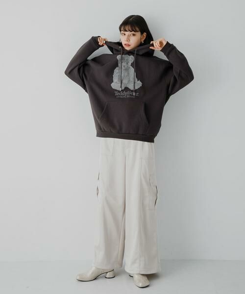 SENSE OF PLACE by URBAN RESEARCH / センスオブプレイス バイ アーバンリサーチ スウェット | (別注)テディベアC/Nパーカー | 詳細13