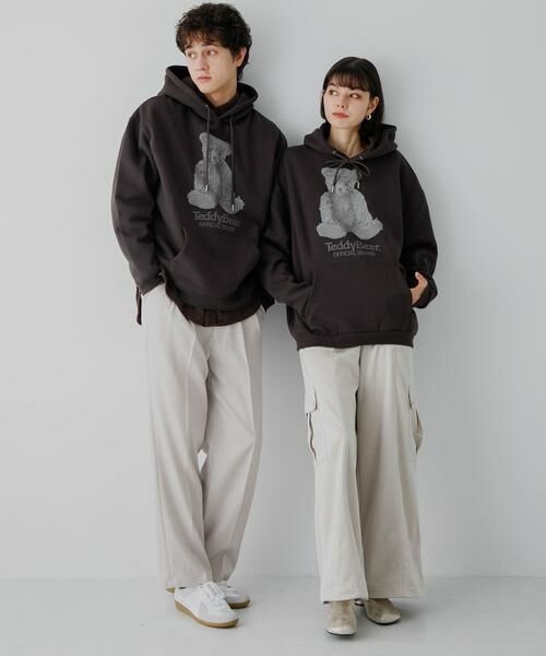 SENSE OF PLACE by URBAN RESEARCH / センスオブプレイス バイ アーバンリサーチ スウェット | (別注)テディベアC/Nパーカー | 詳細3