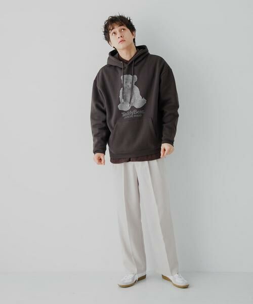 SENSE OF PLACE by URBAN RESEARCH / センスオブプレイス バイ アーバンリサーチ スウェット | (別注)テディベアC/Nパーカー | 詳細7