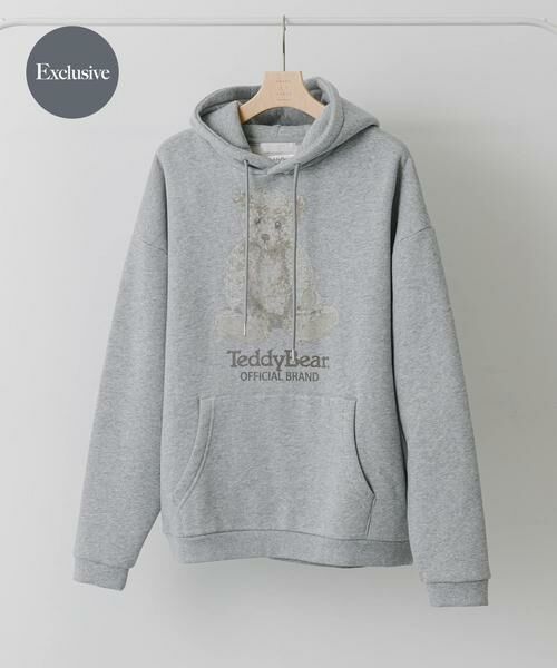 SENSE OF PLACE by URBAN RESEARCH / センスオブプレイス バイ アーバンリサーチ スウェット | (別注)テディベアC/Nパーカー(グレー)