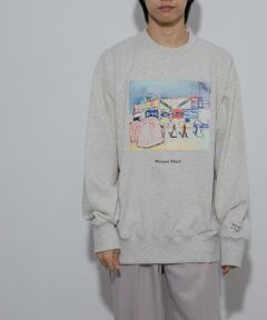 SENSE OF PLACE by URBAN RESEARCH / センスオブプレイス バイ アーバンリサーチ スウェット | 『別注』Albert Marquet プリントスウェット