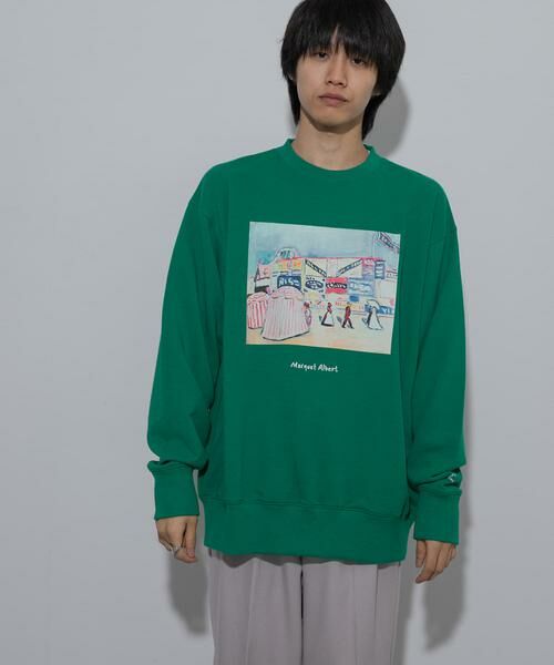 SENSE OF PLACE by URBAN RESEARCH / センスオブプレイス バイ アーバンリサーチ スウェット | 『別注』Albert Marquet プリントスウェット | 詳細1