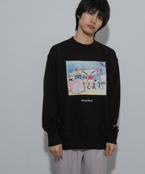 SENSE OF PLACE by URBAN RESEARCH / センスオブプレイス バイ アーバンリサーチ スウェット | 『別注』Albert Marquet プリントスウェット | 詳細10